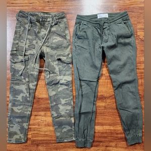 American Eagle, Women's Jeggings, Camo Cargo, Size 0, Short